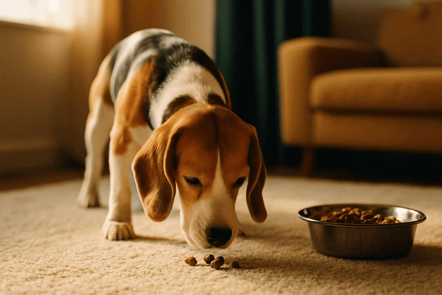 Why Do Dogs Take Food to the Carpet? Instinct, Comfort, and What It Means